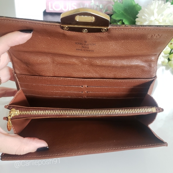 Authentic Pre-owned Louis Vuitton Sarah Etoile Long Wallet - Picture 7 of 13